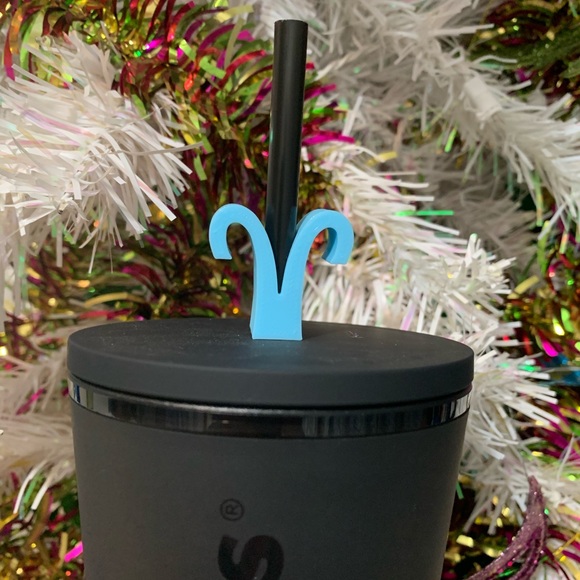 Zodiac Symbol Straw Topper - Picture 8 of 9